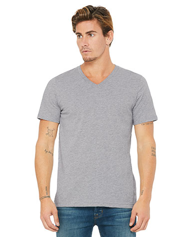 3005CV BELLA + CANVAS Unisex Jersey Short Sleeve V-Neck Tee * 4.2 ounce ...