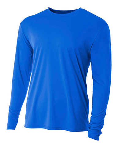 N3165 A4 Cooling Performance Long Sleeve Crew * 4 ounce * 100% ...